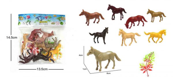 Farm animal model horse figure cheap small toy