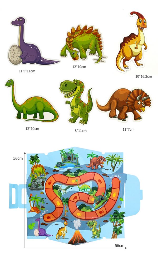 22pcs funny floor play gift plastic dinosaur figure set toy with play mat