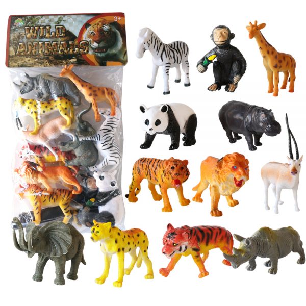 Hollow plastic wild animal toy