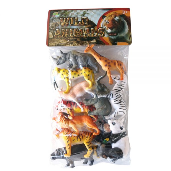 Hollow plastic wild animal toy