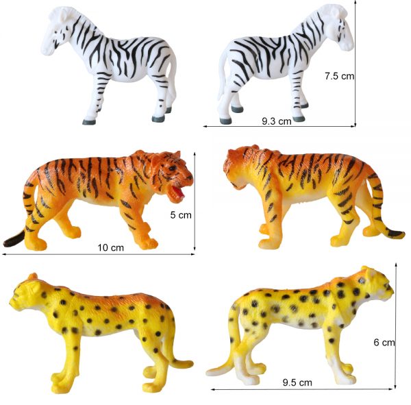 Hollow plastic wild animal toy
