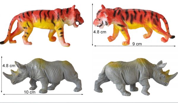 Hollow plastic wild animal toy