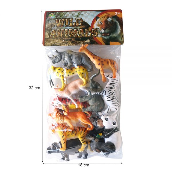 Hollow plastic wild animal toy