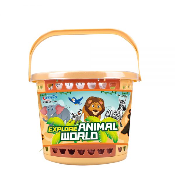 DIY mini zoo park toy plastic wild animal