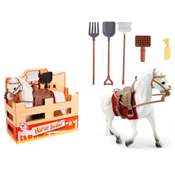 Funny farm animal model kids toy plastic horse