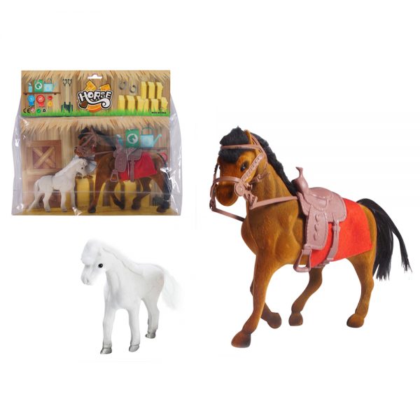 Farm animal model plastic toy horse