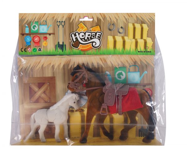 Farm animal model plastic toy horse