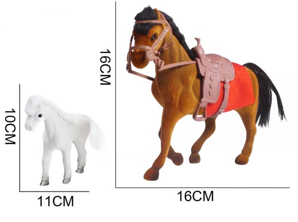 Farm animal model plastic toy horse