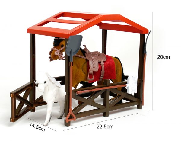 Farm animal model set plastic horse toy