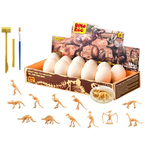 Dinosaur skeleton dig it out game toy dinosaur egg excavation kit