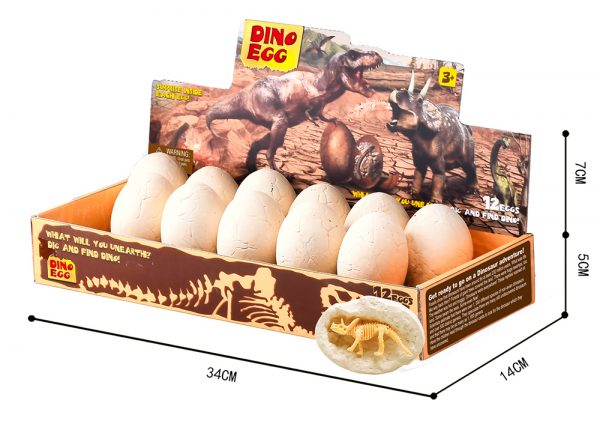 Dinosaur skeleton dig it out game toy dinosaur egg excavation kit