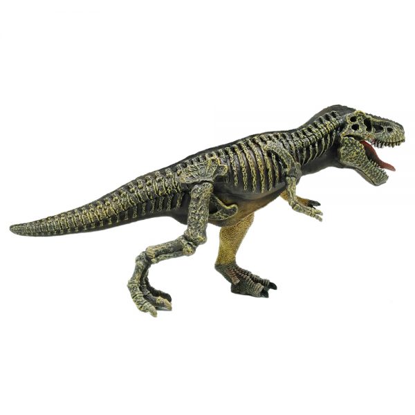 PVC solid figure skeleton dinosaur plastic toy in one model