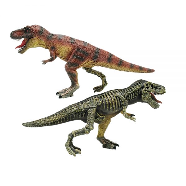 PVC solid figure skeleton dinosaur plastic toy in one model