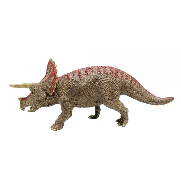 Different doubble side plastic solid Triceratops dinosaur skeleton toy