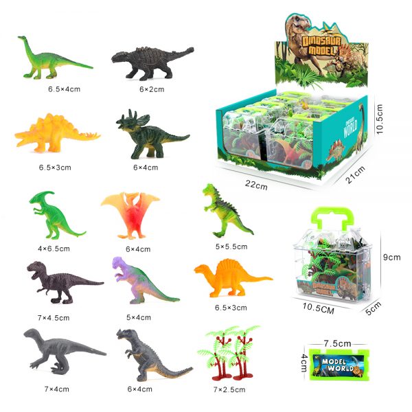 2.5inch small mini PVC dinosaur Figures Toys