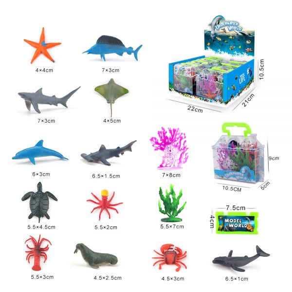 12pcs PVC  Insect Model  Figurines Toys