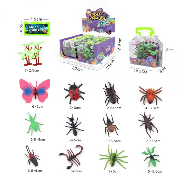 12pcs PVC small Marine Animal modelFigurines Toys