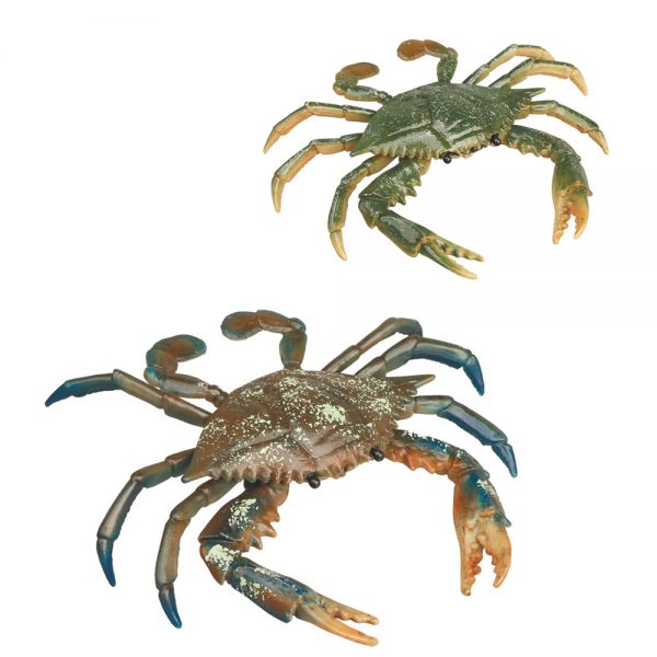 Realistic sea animal model toy plastic crab