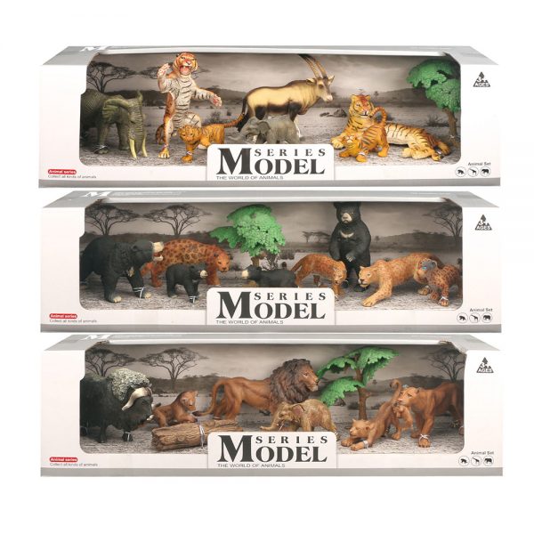 High simulation small figure toy solid plastic animal model