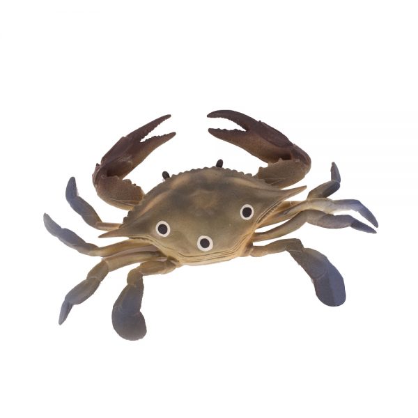 TPR material soft feed 8 inches sea animal toy plastic crab model