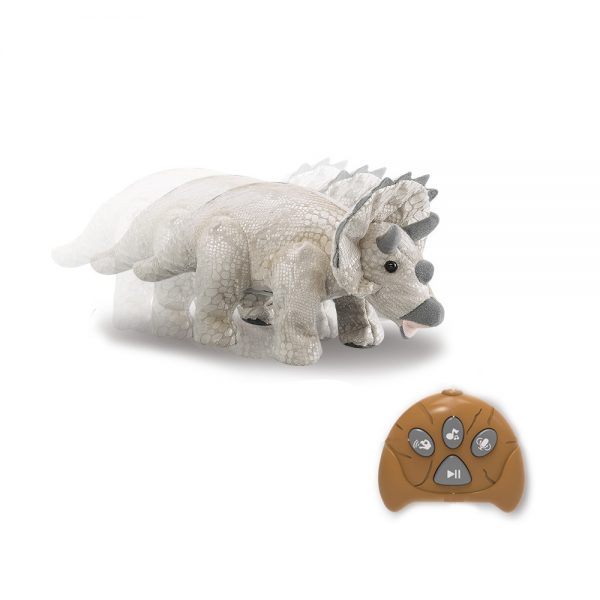 Remote control music sound walking plush dinosaur rc toys