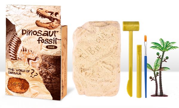 Kit diy game dig dinosaur fossil toys