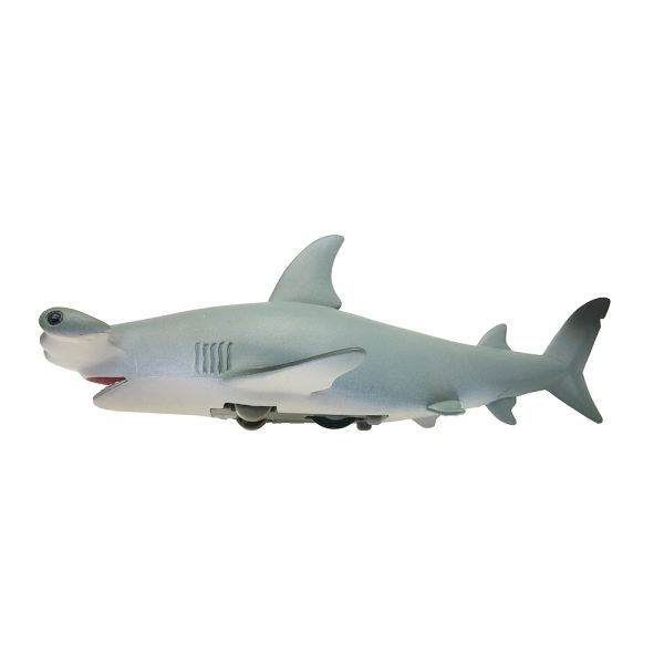 Wholesale plastic sea animal shark friction toy car