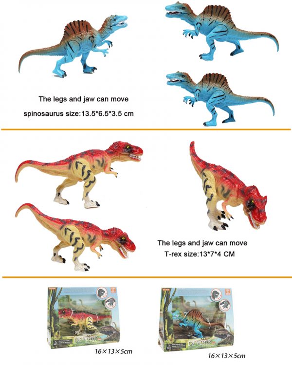 T-rex spinosaurus dinosaur toy mini pvc figure
