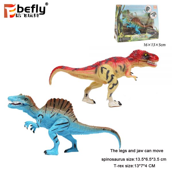 T-rex spinosaurus dinosaur toy mini pvc figure