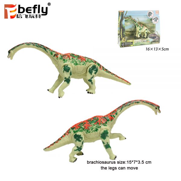 Movable legs Brachiosaurus Triceratops dinosaur mini pvc toy figures