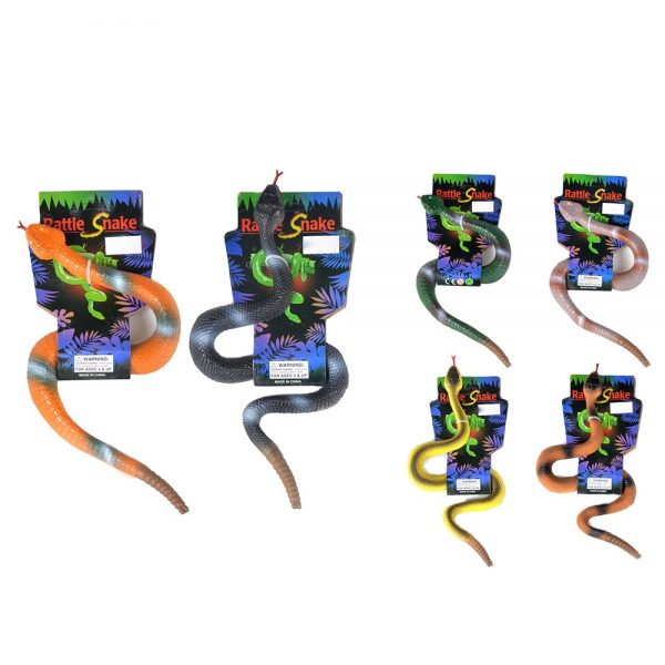 18 inches realistic wild animal model soft plastic snake toy