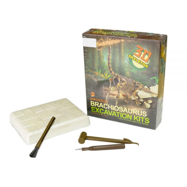 Archeology kit diy dinosaur skeleton plastic toy