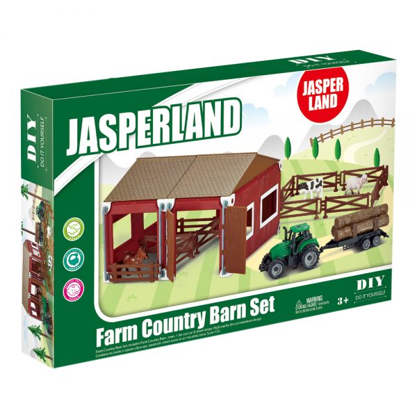 Sliding truck tractor farm toys with animal figure