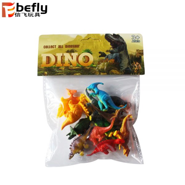 Small plastic dinosaur toy