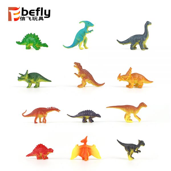 Small plastic dinosaur toy