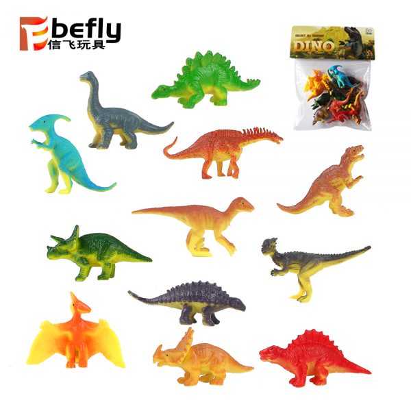 Small plastic dinosaur toy