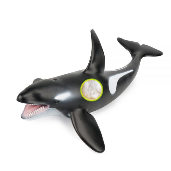 16 inches Killer whale model stuffed cotton vinyl soft sea animals toys