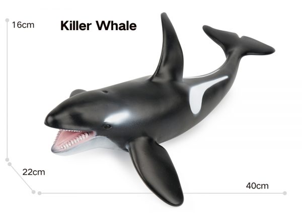 16 inches Killer whale model stuffed cotton vinyl soft sea animals toys