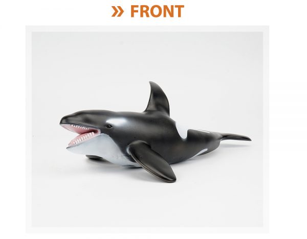 16 inches Killer whale model stuffed cotton vinyl soft sea animals toys