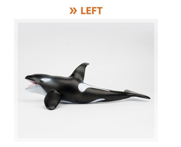 16 inches Killer whale model stuffed cotton vinyl soft sea animals toys