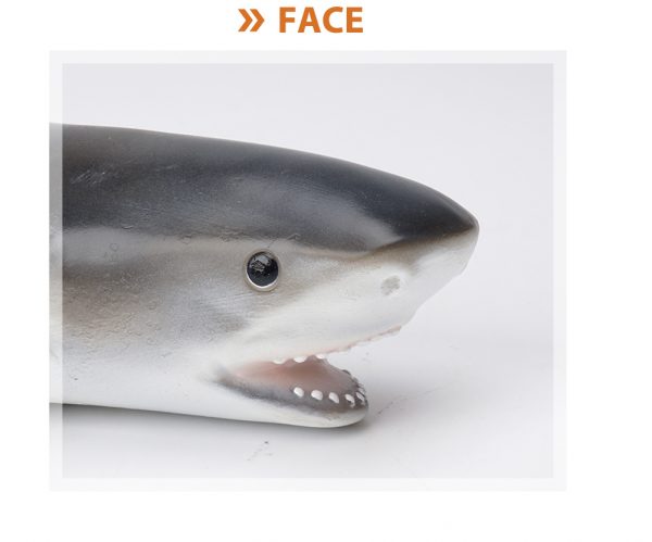 18inches tiger shark model vinyl stuffed soft toys sea animal