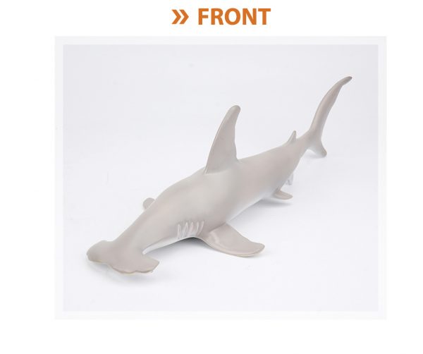 48cm big shark model vinyl soft ocean animal figurine with cotton filled