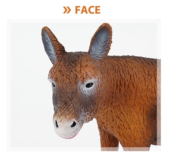 10inches Farm animal model soft plastic animal toy with stuffed cotton