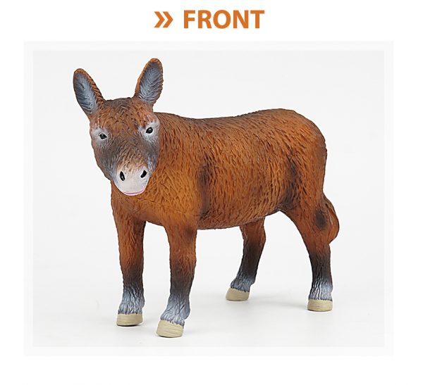 10inches Farm animal model soft plastic animal toy with stuffed cotton