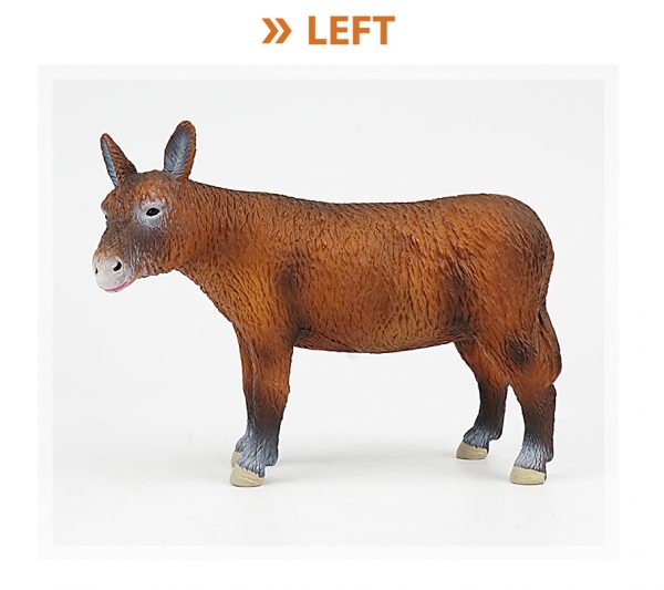 10inches Farm animal model soft plastic animal toy with stuffed cotton
