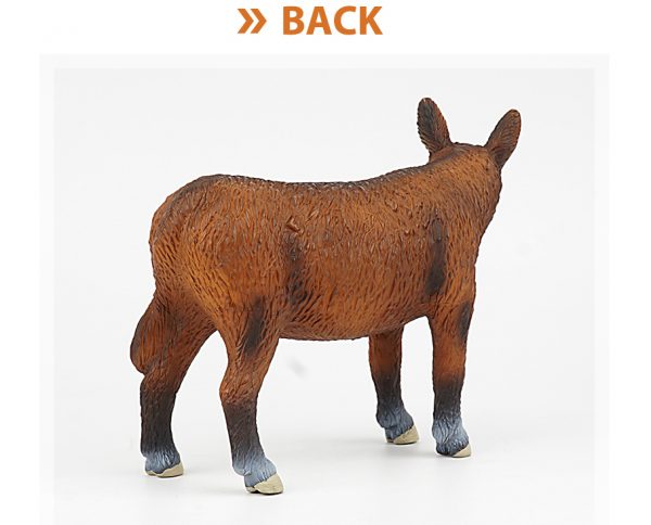 10inches Farm animal model soft plastic animal toy with stuffed cotton