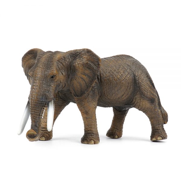 Wild animal figure vinyl soft plastic toy stuffed cotton elephant
