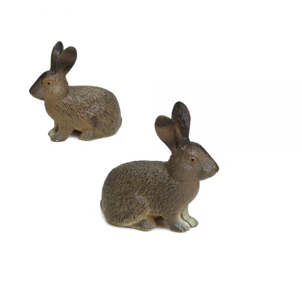 Farm animal solid PVC hard plastic toy rabbit 3d model