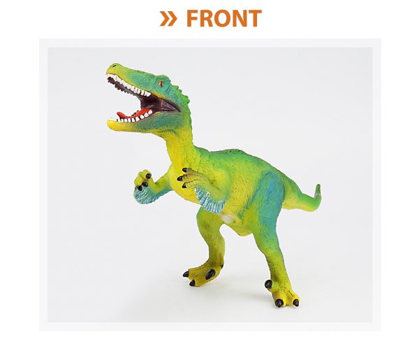 47 cm velociraptor stuffed cotton dinosaur model vinyl toy