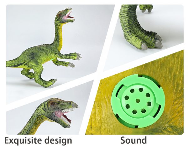 With sound 53cm stuffed cotton Therizinosaurus model vinyl dinosaur